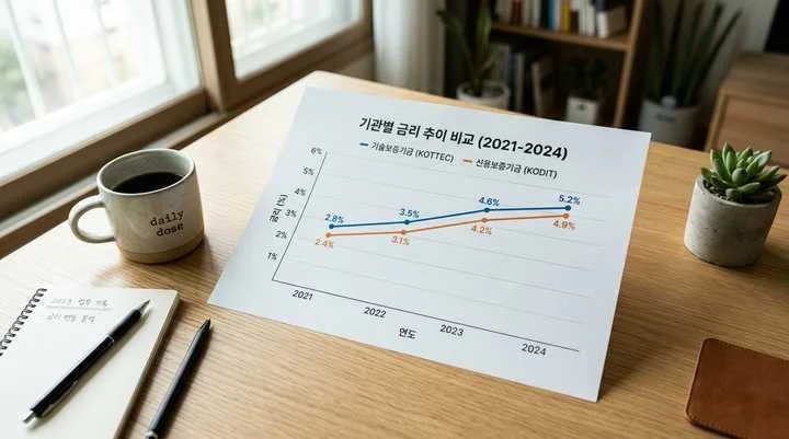 중소기업 정책자금 대출 금리 비교