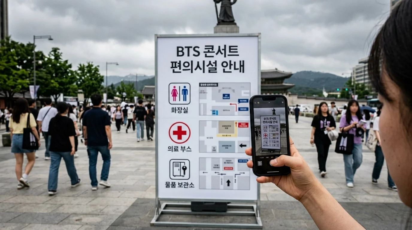BTS 광화문 편의시설
