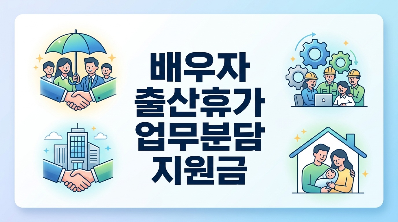 배우자 출산휴가 업무분담 지원금 안내
