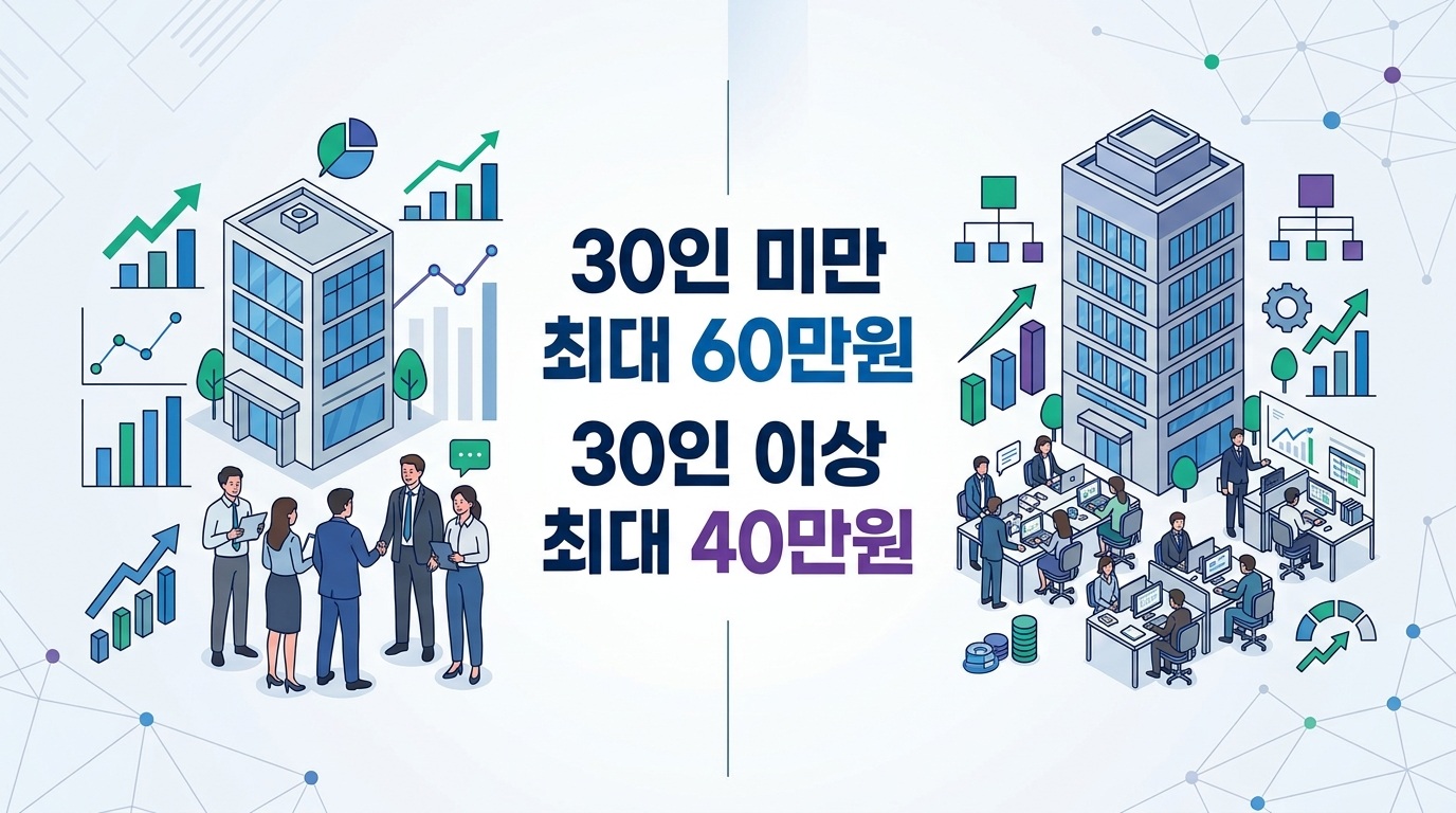 고용보험 피보험자 수별 최대 지원 한도