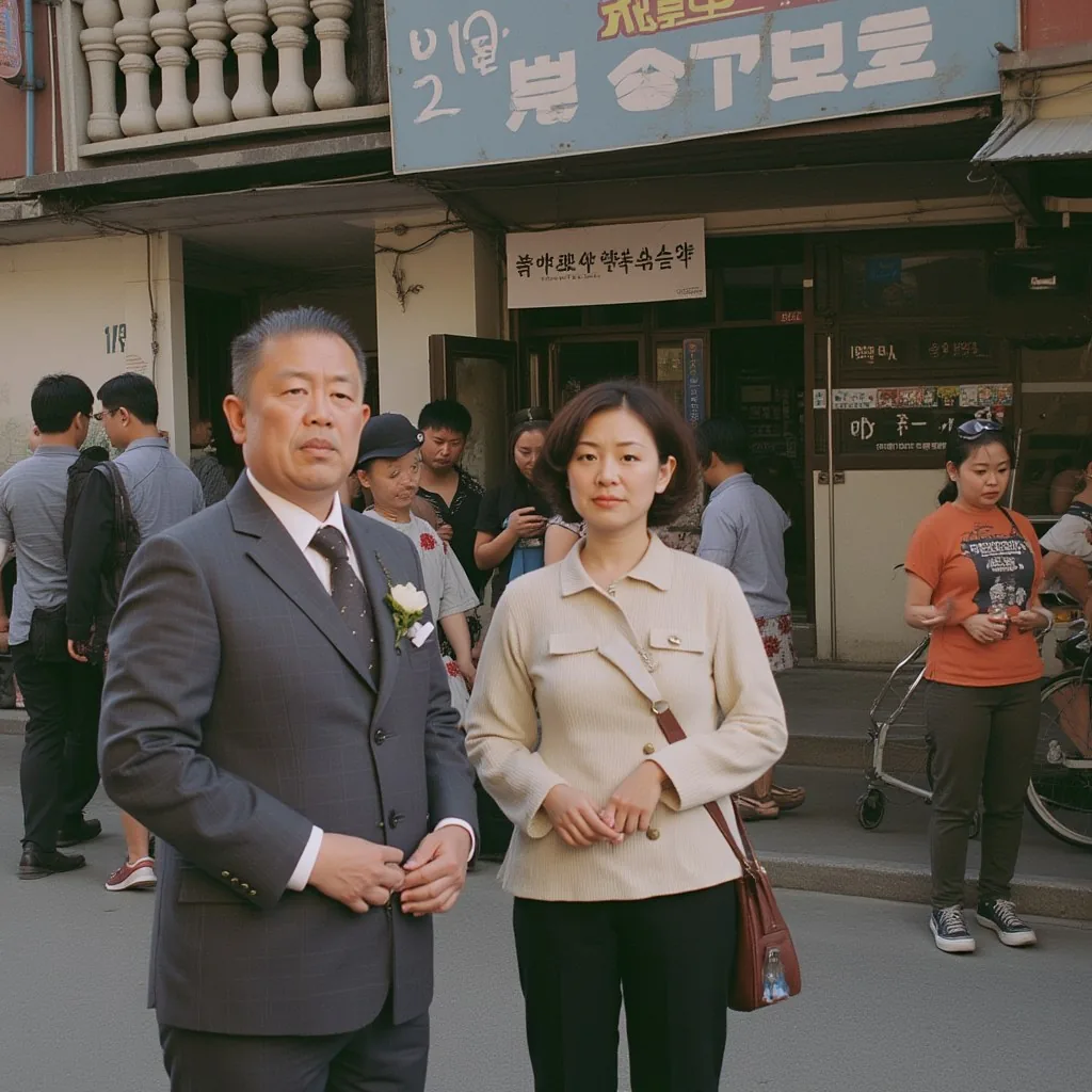 빈 수면 공간에서 등을 대고 잠든 아기를 확인하는 보호자