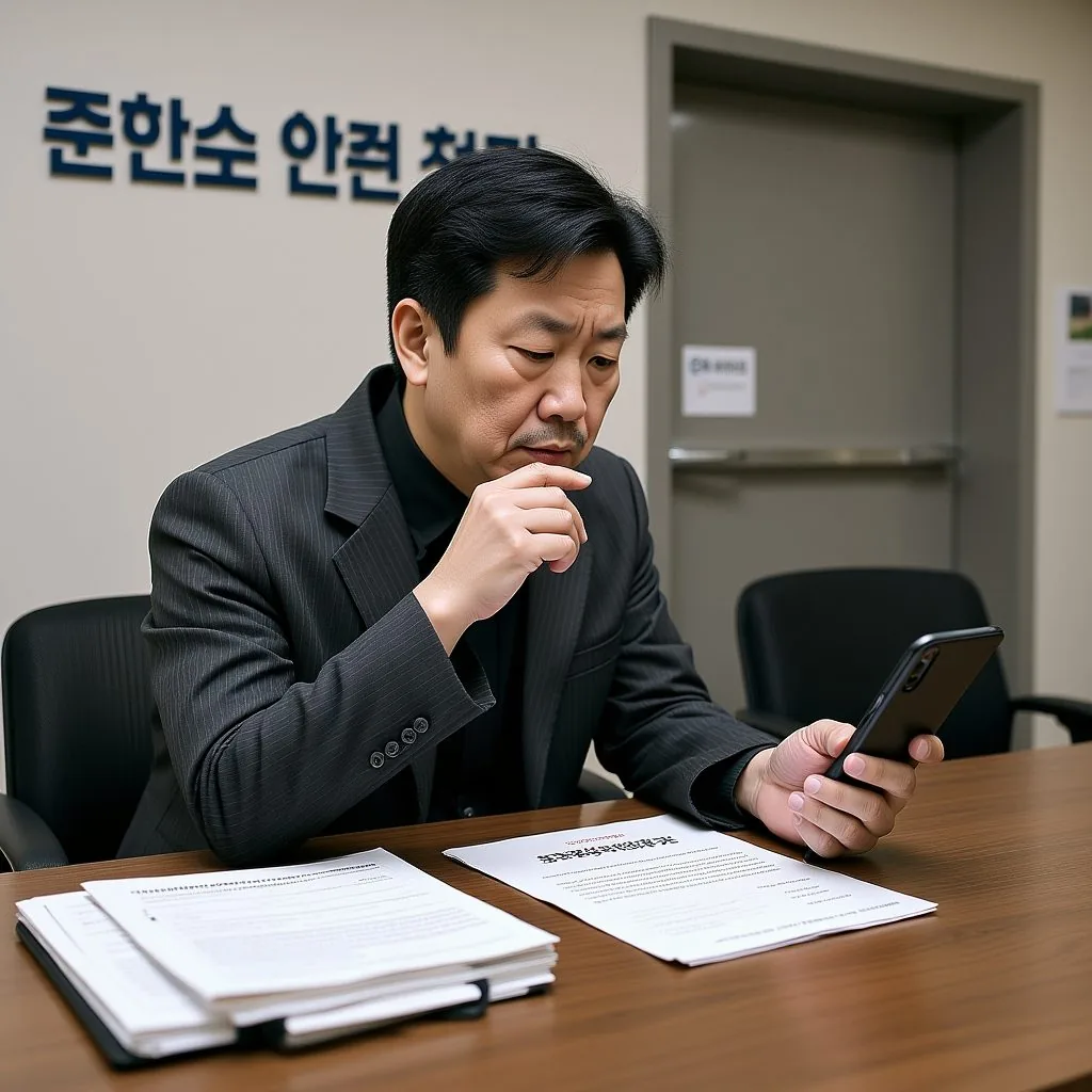행정복지센터와 접수 상태를 확인하는 부모