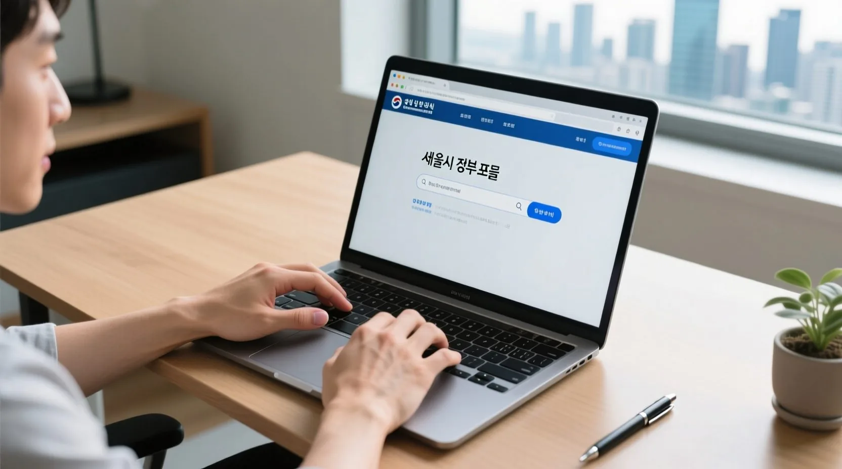 신청에 필요한 서류와 방법을 오산시청 웹사이트에서 확인