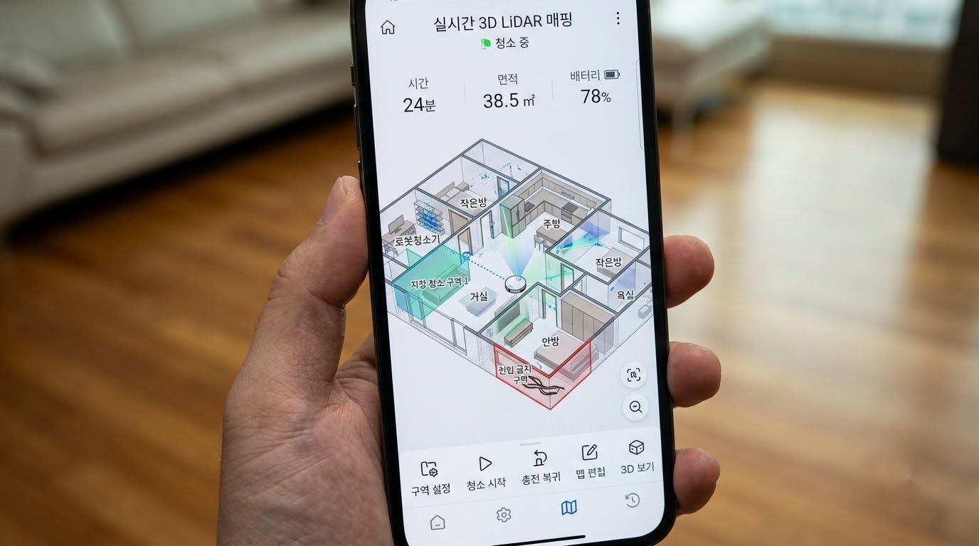 가성비 로봇청소기 고르는 법! 흡입력 물걸레 자동세척 핵심 스펙 3가지 비교 모바일 완료 화면
